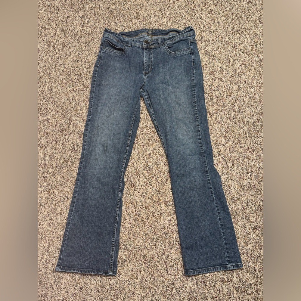 Women's size 14 jeans riders by Lee Classic Blue Jeans, bootcut
